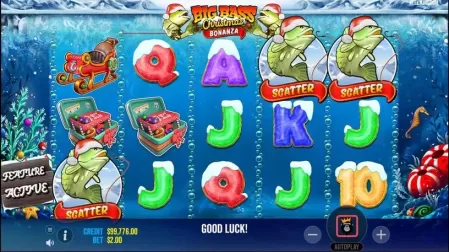 Christmas Big Bass Bonanza slot screenshot 3