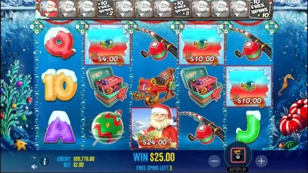 Christmas Big Bass Bonanza slot screenshot 5