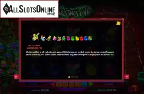 Features. Christmas Slot from Smartsoft Gaming