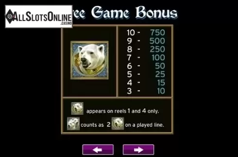 Paytable 2. Crystal Kingdom (High 5 Games) from High 5 Games