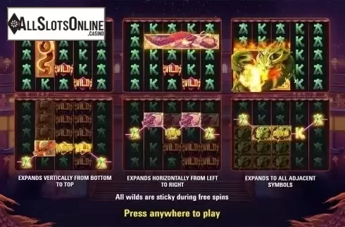 Intro screen. Dragon Strike from Electric Elephant