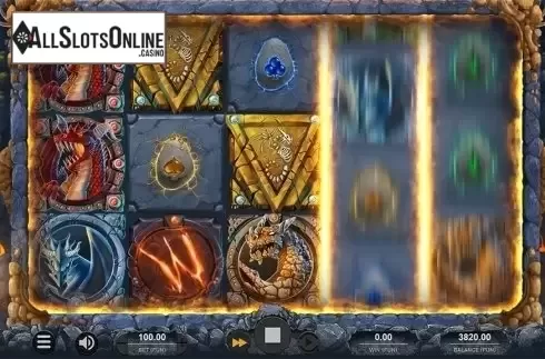 Reels animation screen. Dragons Awakening from Relax Gaming