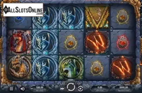 Reels screen. Dragons Awakening from Relax Gaming