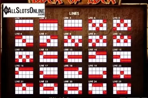 Paytable 3. Duck of Luck from Casino Technology