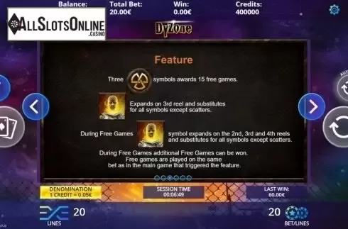 Features. Dyzone from DLV