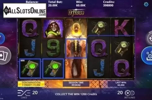 Win Screen. Dyzone from DLV