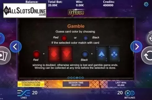 Gamble. Dyzone from DLV