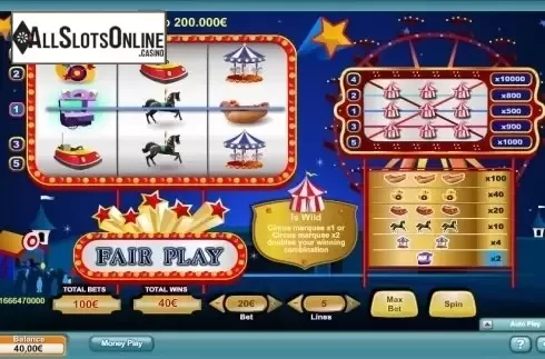 Screen 2. Fair Play from NeoGames