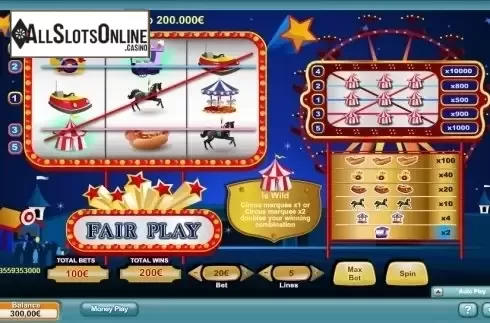 Screen 3. Fair Play from NeoGames