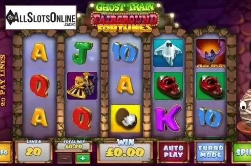 Screen 2. Fairground Fortunes Ghost Train from Psiclone Games