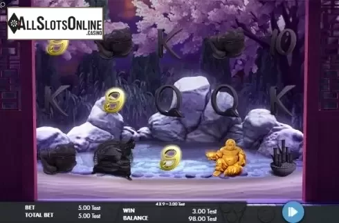 Win screen. Fortune turtle from Genesis