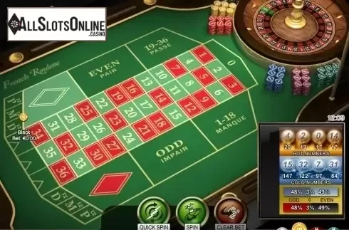 Game Screen. French Roulette High Limit from NetEnt