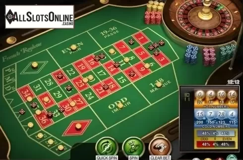 Game Screen. French Roulette High Limit from NetEnt