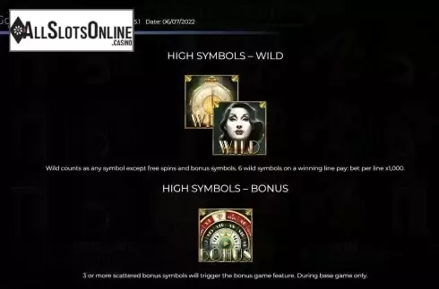 Special symbols screen