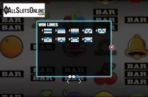 Paytable 2. Get Fruity from Nektan