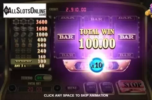 Win screen 3. Gold Class Deluxe from XIN Gaming