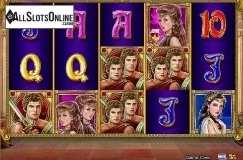 Game Workflow screen. Golden Odyssey from High 5 Games