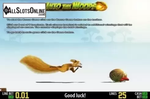 Paytable 3. Into The Woods HD from World Match