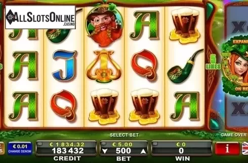 Reel Screen. Irish Charm (EGT) from EGT