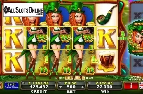 Win Screen. Irish Charm (EGT) from EGT