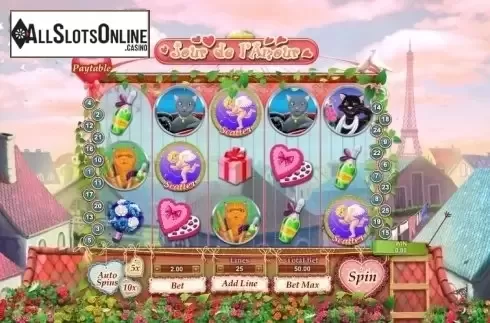 Game Workflow screen. Jour de l'Amour from GamesOS