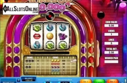 Screen2. Juke Box 50,000 from SkillOnNet