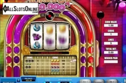 Screen3. Juke Box 50,000 from SkillOnNet