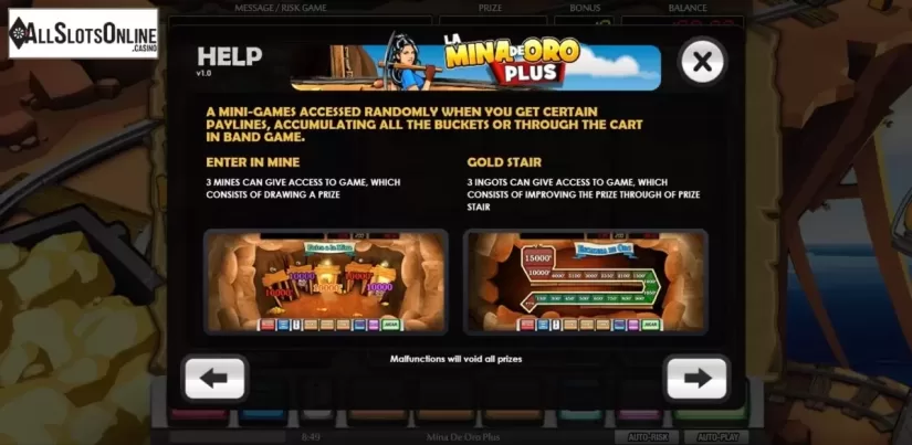 Features 3. La Mina de Oro Plus from MGA