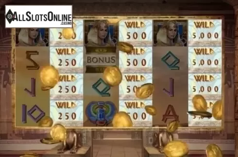 Win Screen. Legends of the Pyramids from High 5 Games