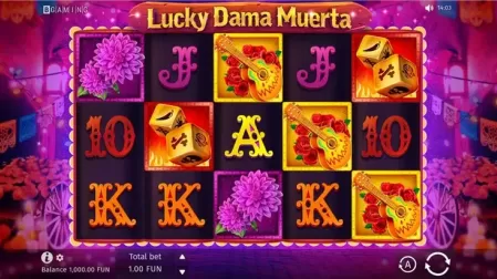 Lucky Dama Muerta slot screenshot 1