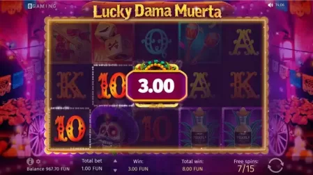 Lucky Dama Muerta slot screenshot 6