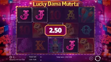 Lucky Dama Muerta slot screenshot 2