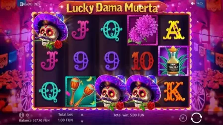 Lucky Dama Muerta slot screenshot 4