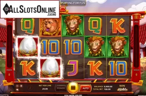 Win Screen 1. Lucky Roaster from EAgaming