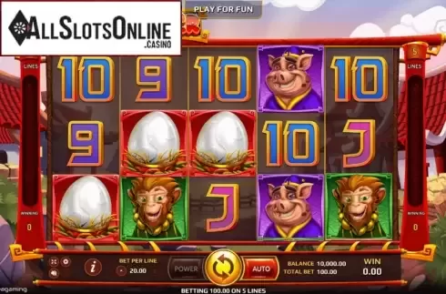 Reel Screen. Lucky Roaster from EAgaming