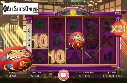 Big Win screen