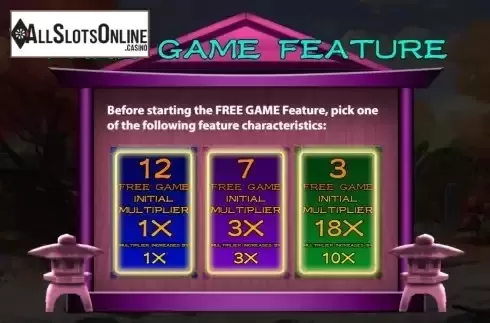 FS mode choosing screen