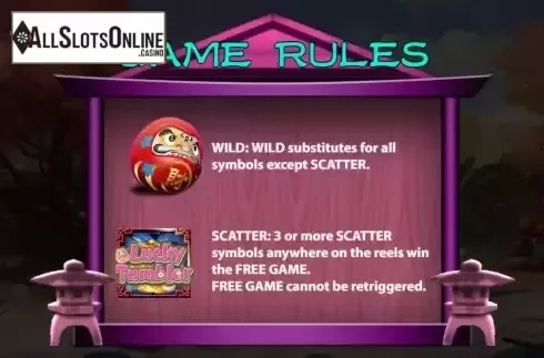 Special symbols screen