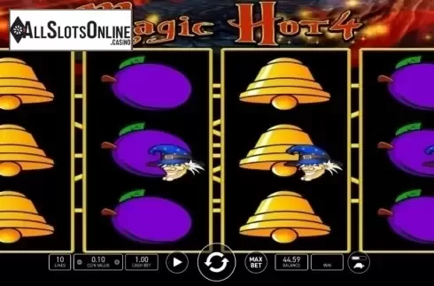 Win Screen. Magic Hot 4 from Wazdan