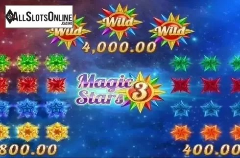 Paytable. Magic Stars 3 from Wazdan