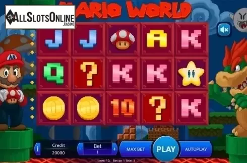 Reels screen . Mario World from X Play
