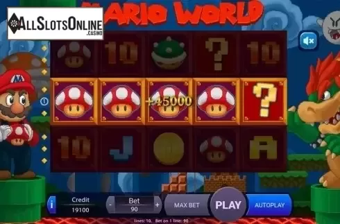Game workflow . Mario World from X Play