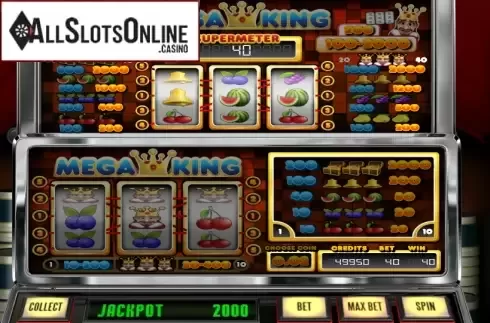 Reels. Mega King from Betsoft