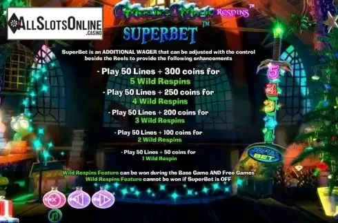 Screen6. Merlins Magic Respins Christmas from NextGen