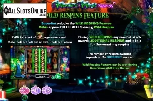 Screen4. Merlins Magic Respins Christmas from NextGen