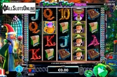 Screen9. Merlins Magic Respins Christmas from NextGen