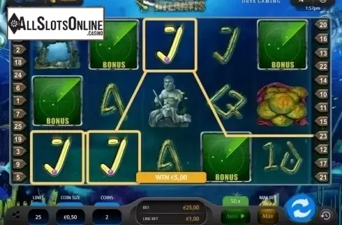 Win screen. Mission: Atlantis from Oryx