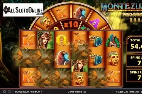 Free Spins 5. Montezuma Megaways from WMS