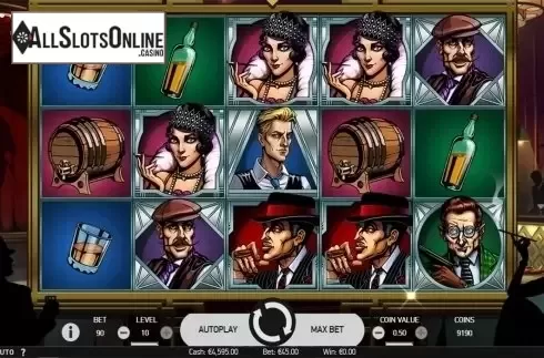 Reels screen. Moonshine Riches from NetEnt