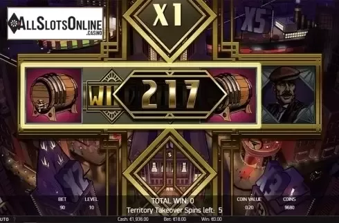Free spins screen. Moonshine Riches from NetEnt